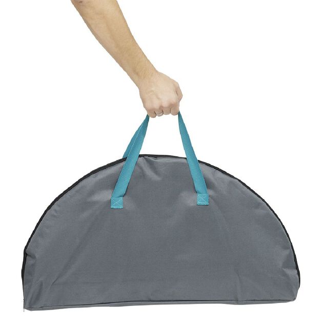 Table de camping pliable avec 4 porte-gobelets &Oslash;70xH.60 cm