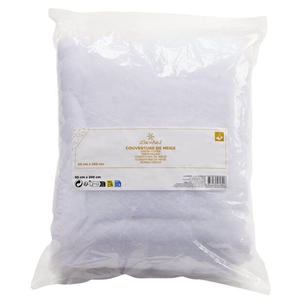 Tapis de neige artificielle feutrine irridescente 50xL200cm