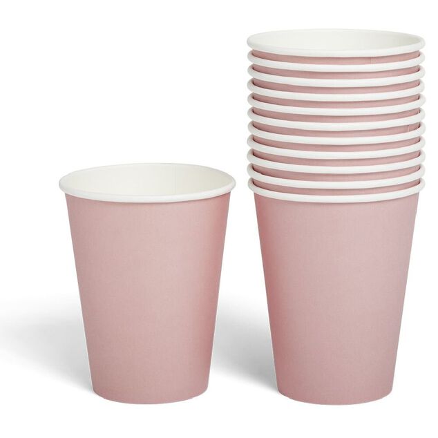 Gobelet en carton 36cl Rose clair x12