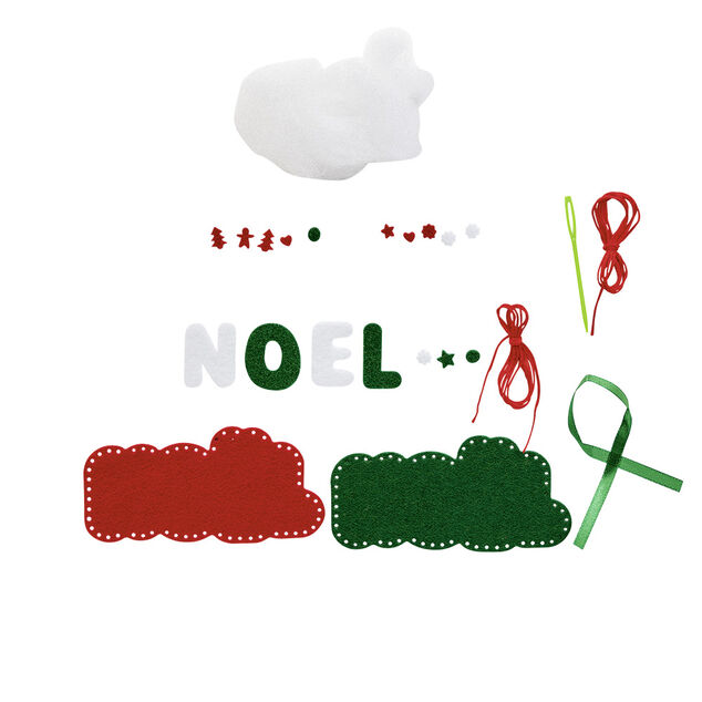 Suspension de No&euml;l lettres DIY feutrine
