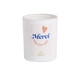 Bougie Merci pour cette ann&eacute;e orange senteur vanille