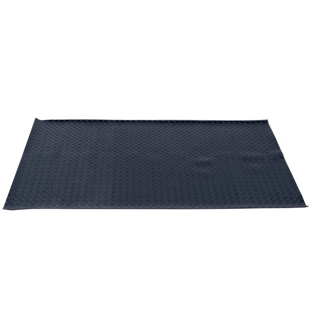 Tapis de sol barbecue PVC noir 72x122cm