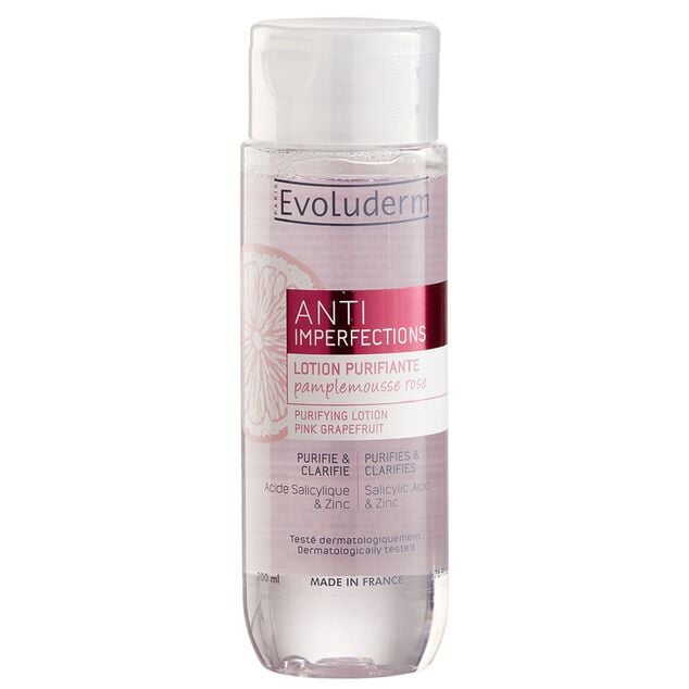 Lotion purifiante Evoluderm anti imperfections 200 ml