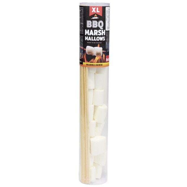 Bonbon marshmallow &agrave; griller avec pique bambou 180gr