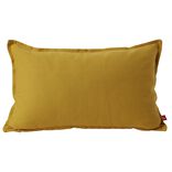 Housse de coussin coton Panama 30x50cm jaune