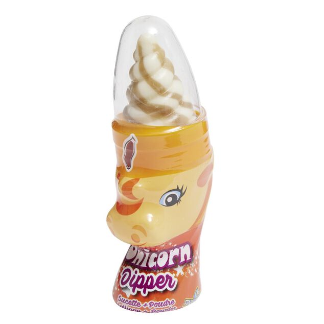 Sucette licorne avec poudre acidulée Unicorn Dipper 50gr (3 modèles)