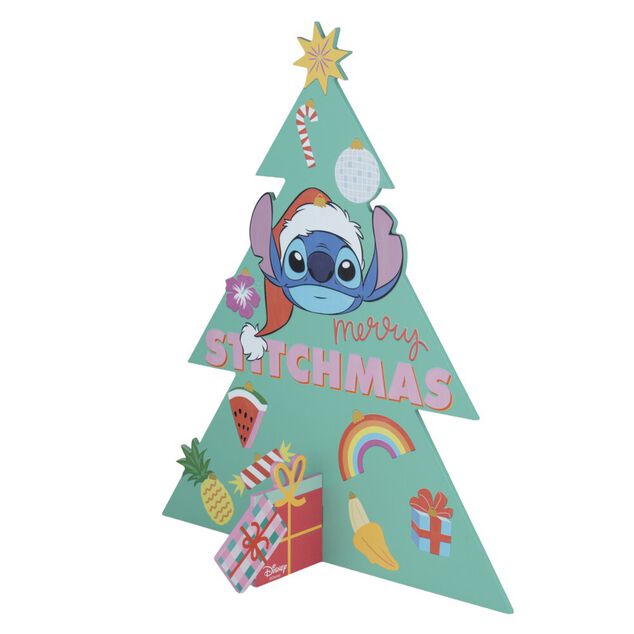 Sapin d&eacute;coratif Disney Stitch &agrave; poser H50 cm