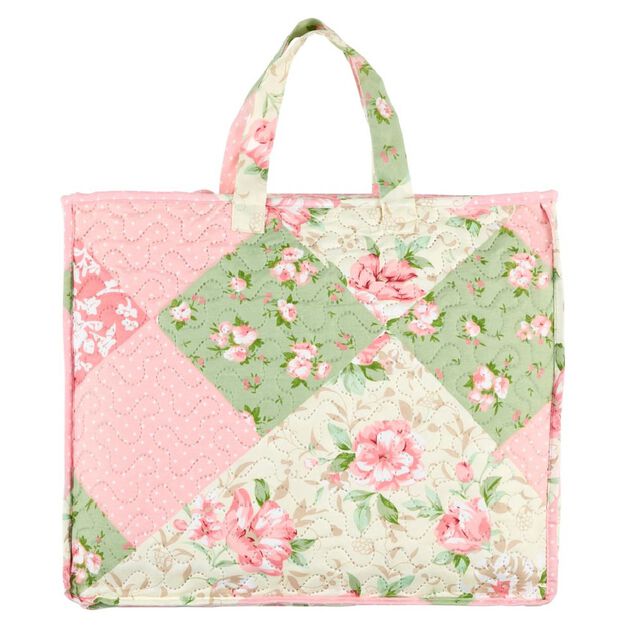 Couvre lit avec sac imitation boutis