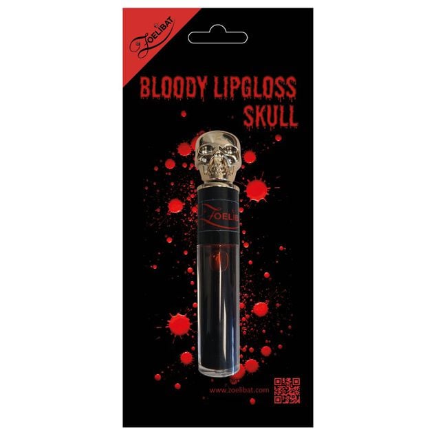 Mascara Halloween maquillage effet gore faux sang noir &Oslash;2xH10,5cm