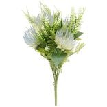 Piquet fleur artificielle Spider Ø25xH34cm blanc