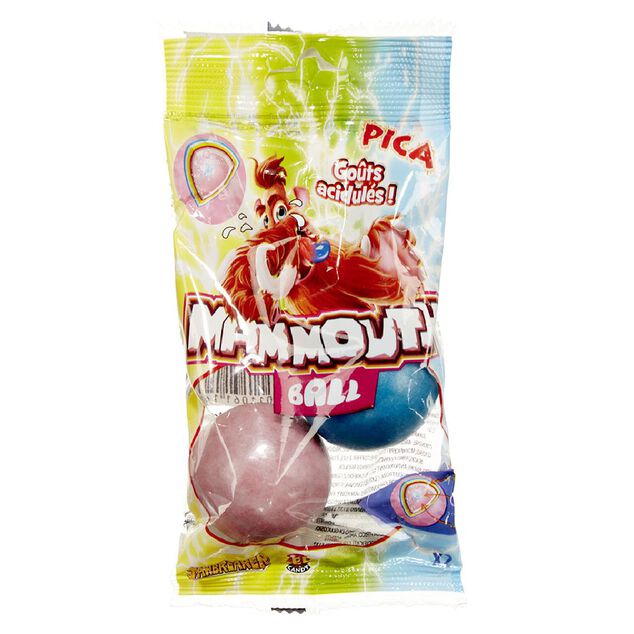 Boules de chewing-gum Mammouth Pica