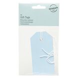 Étiquette cadeau aux couleurs pastel x4