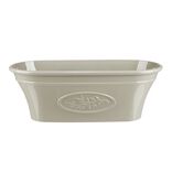 Jardini&egrave;re 10L motif proven&ccedil;al plastique beige 42x22xH17cm