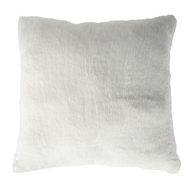 Coussin carr&eacute; fausse fourrure 45x45cm (3 mod&egrave;les)