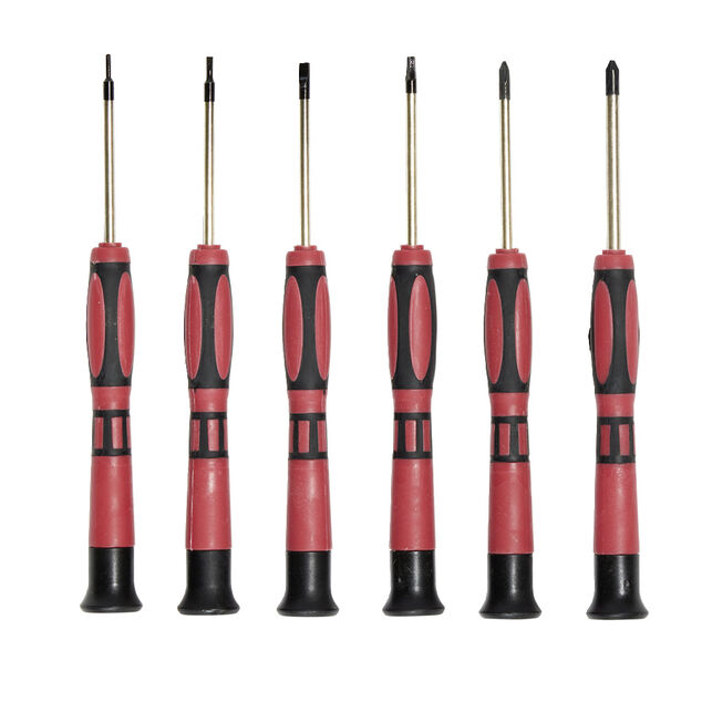 Lot de 6 tournevis et 1 cl&eacute; allen