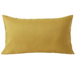 Housse de coussin polyester 30x50cm jaune