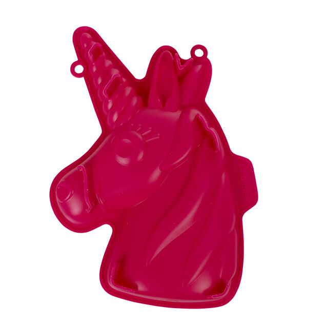 Moule licorne 3D silicone rouge
