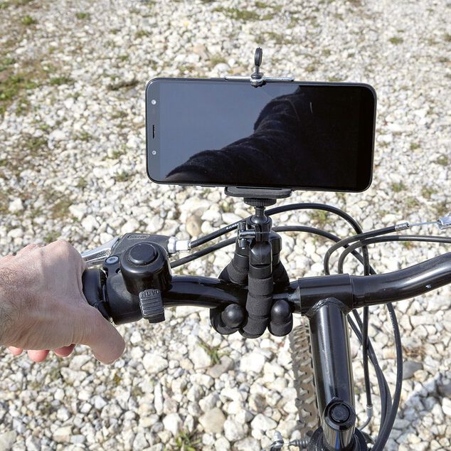 Tr&eacute;pied flexible pour t&eacute;l&eacute;phone