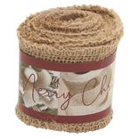 Guirlande ruban en jute No&euml;l