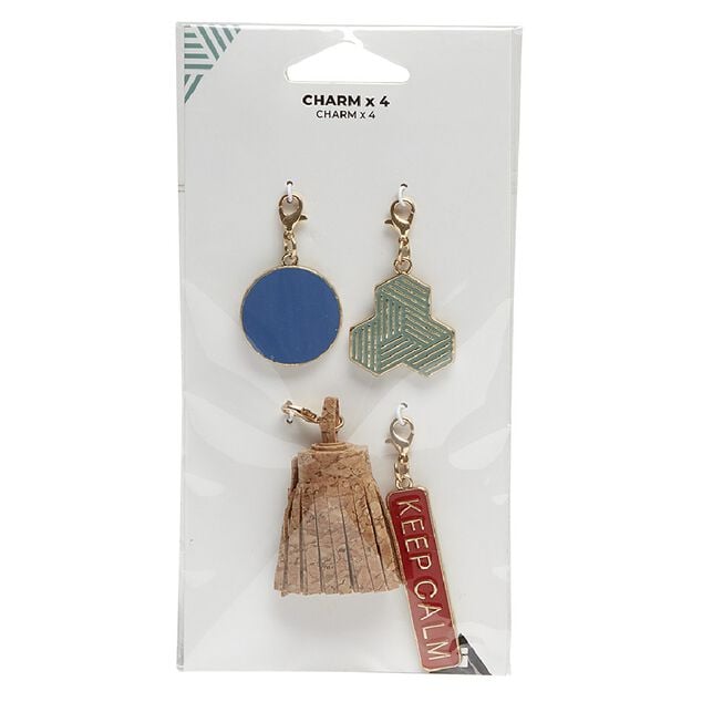 Charm m&eacute;tallique X4