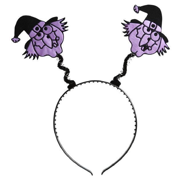 Serre t&ecirc;te &agrave; ressort motif Halloween