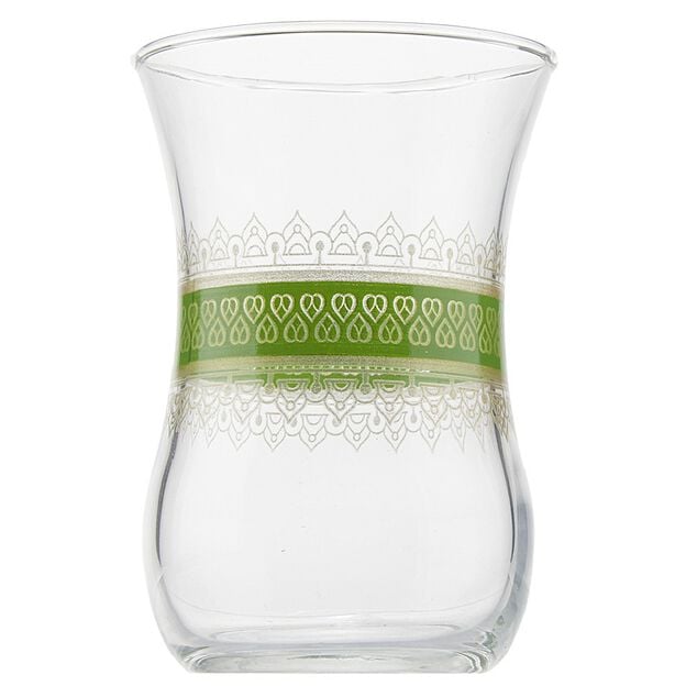Verre &agrave; th&eacute; motif oriental Touareg x 6