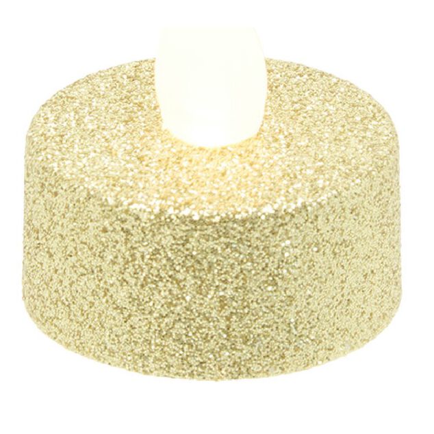 Bougie &agrave; Led paillet&eacute; x4 (2 mod&egrave;les)