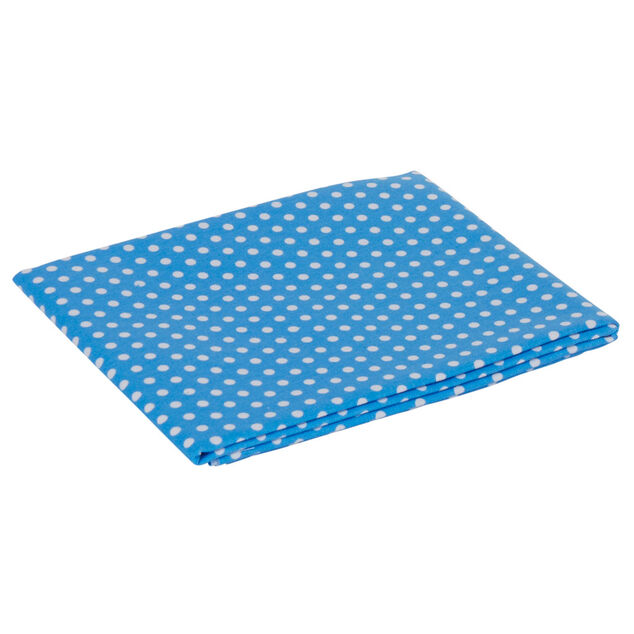 Coupon de tissu 46x55 cm en coton bleu