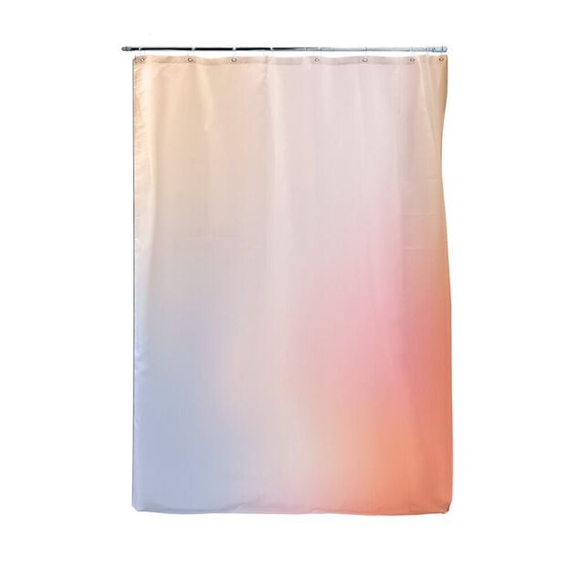 Rideau de douche tie and die multicolore 180x200cm