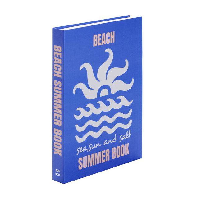 Bo&icirc;te livre d&eacute;corative motif bord de mer 16,5x22cm (2 mod&egrave;les)