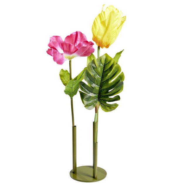 Fleur artificielle XL tulipe jaune &Oslash;20xH130cm