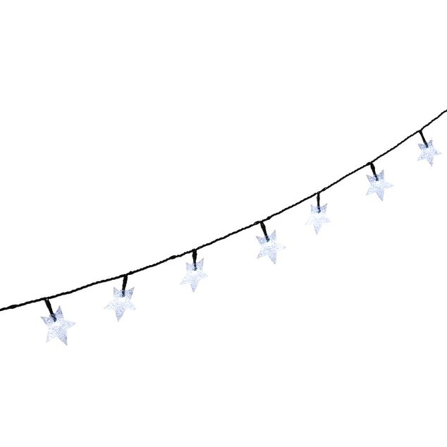 Guirlande &eacute;lectrique 100 Led &Eacute;toile Blanc 9,9 m
