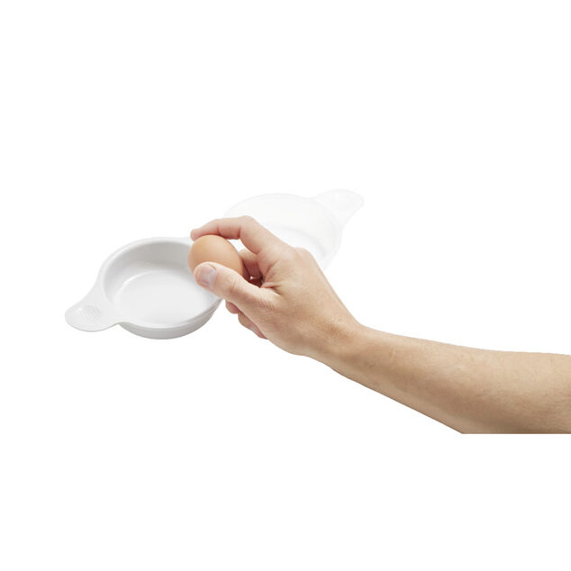 Boîte à oeuf pour cuisson micro-ondes 17,5x11,5cm