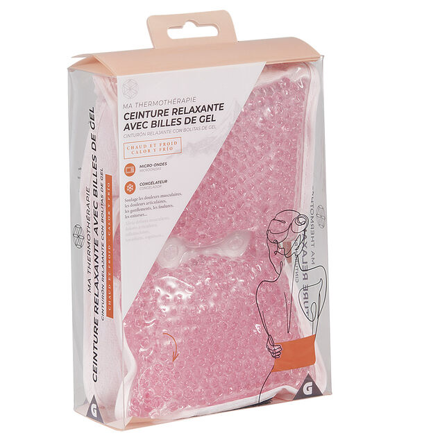 Ceinture relaxante avec billes de gel