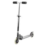 Trottinette enfant m&eacute;tal inscription Scooter pliable L34xH68-75,5cm