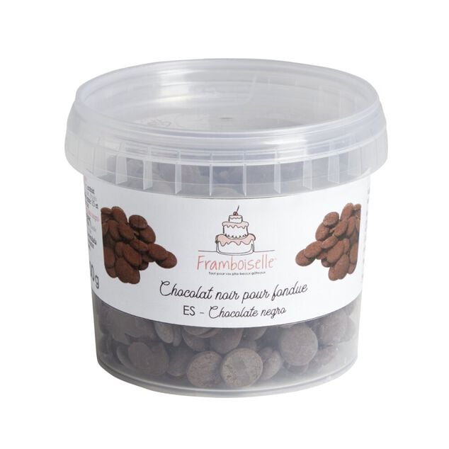 Palets de chocolat noir en pot 200gr
