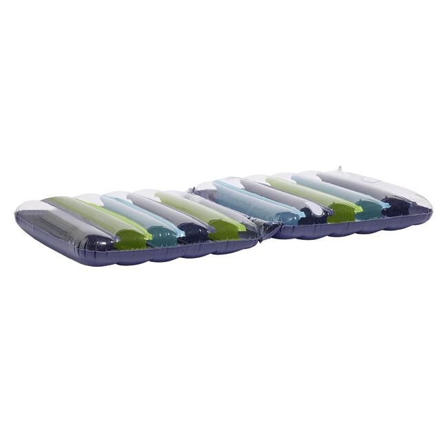 Matelas gonflable 3en1 Funky violet et vert L170x80cm
