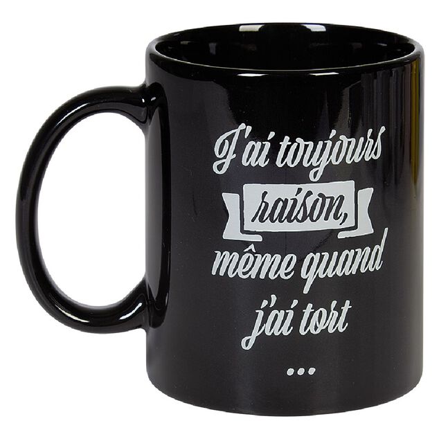 Mug inscription humoristique (2 mod&egrave;les)
