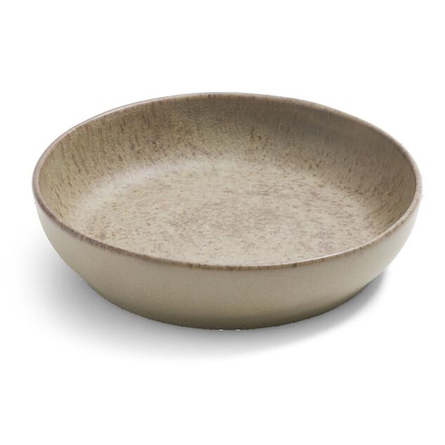 Assiette creuse Istanbul fa&iuml;ence marron &Oslash;21cm