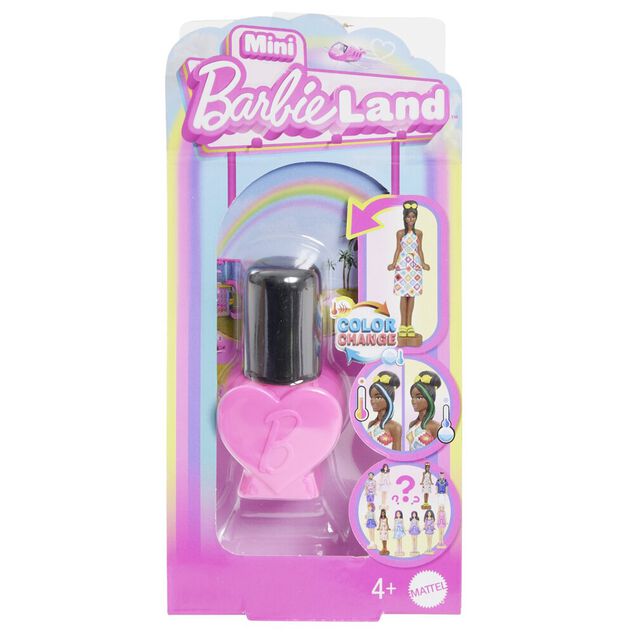 Barbie Mini Land Reveal vernis poupée (5 modèles)