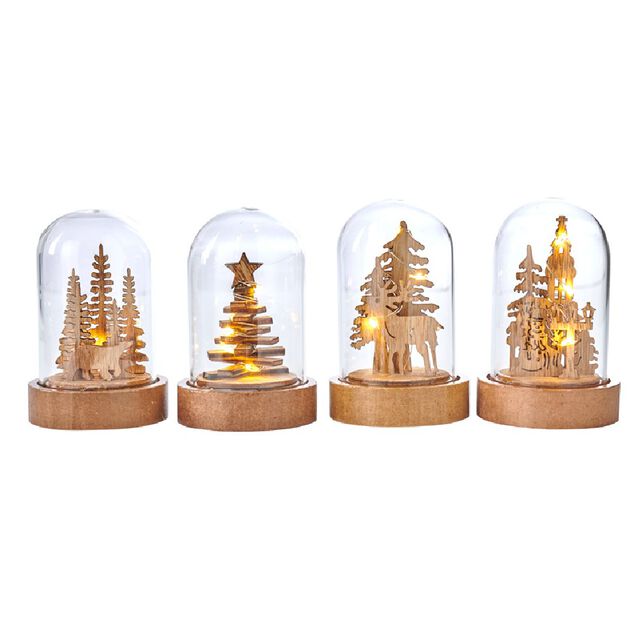 D&eacute;coration sous cloche &agrave; poser 3 &agrave; 10 LED