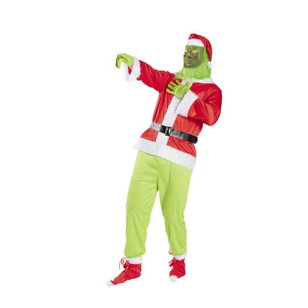 Déguisement Grinch 6 pièces Taille S/M