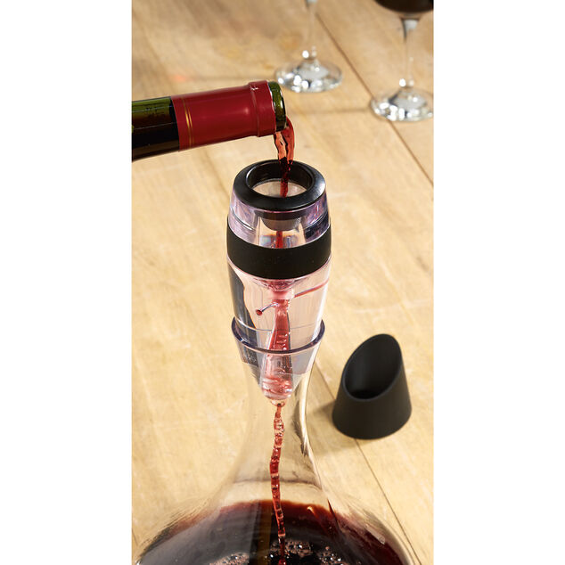 Coffret a&eacute;rateur de vin en verre