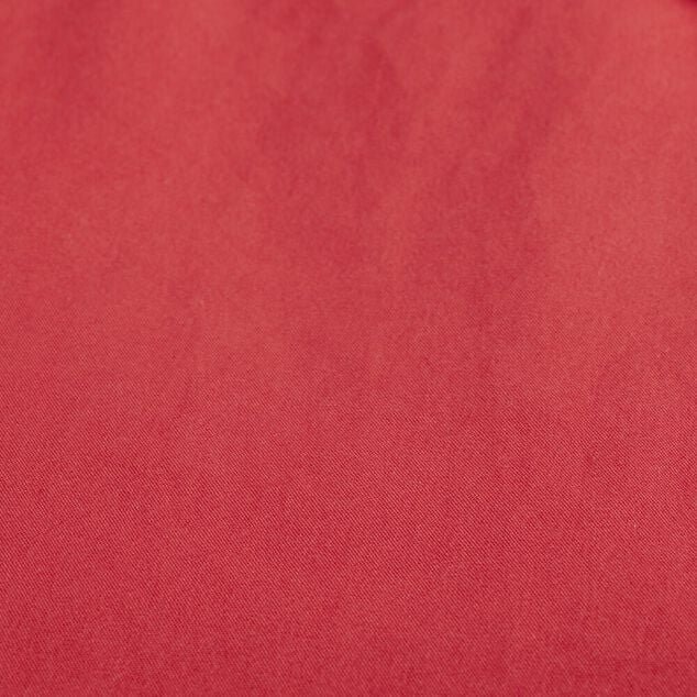 Rideau &agrave; oeillets 140x240cm uni rouge