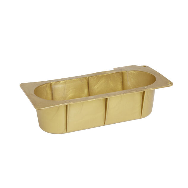 Moule &agrave; buche savarin silicone 28x12xH6,2cm