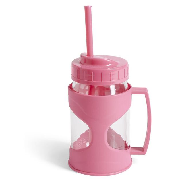 Gourde avec paille