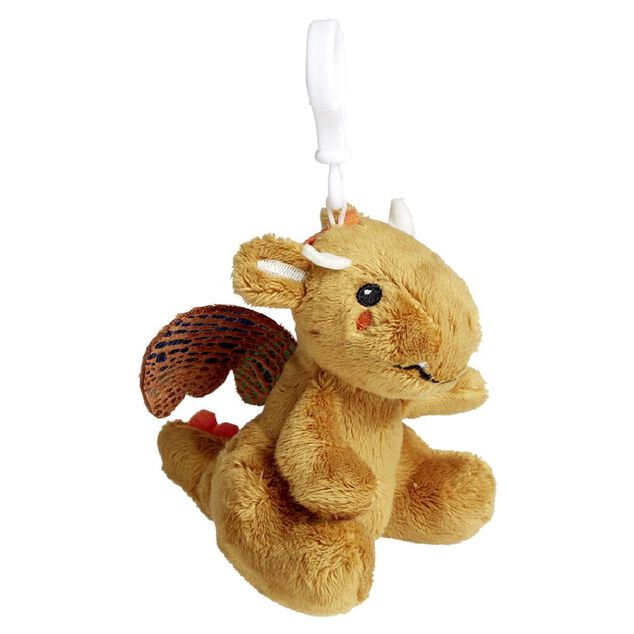 Porte-cl&eacute; peluche dragon 4 coloris
