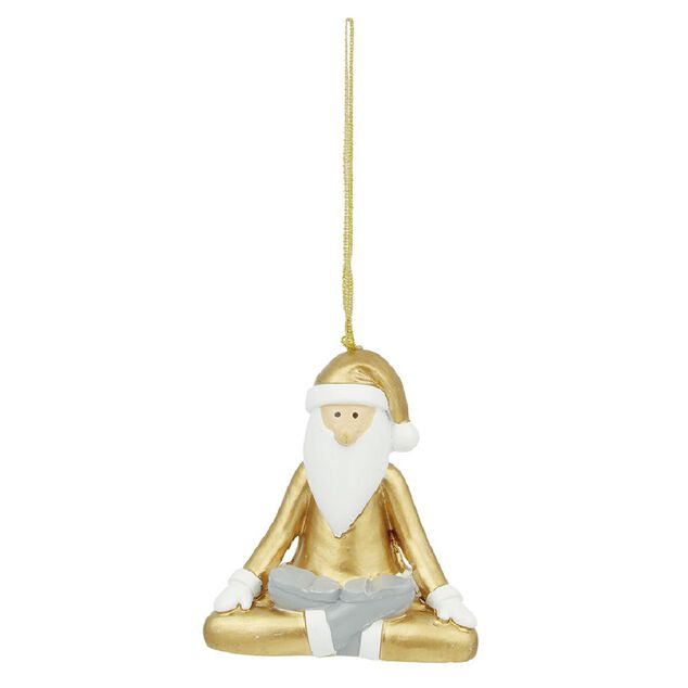 D&eacute;coration P&egrave;re No&euml;l Yoga &agrave; suspendre