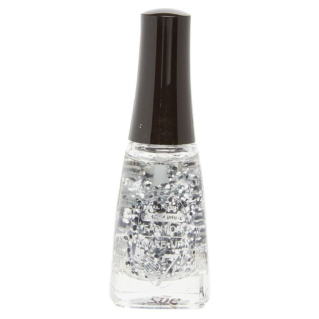 Fashion Make Up  vernis &agrave; ongles Black & White