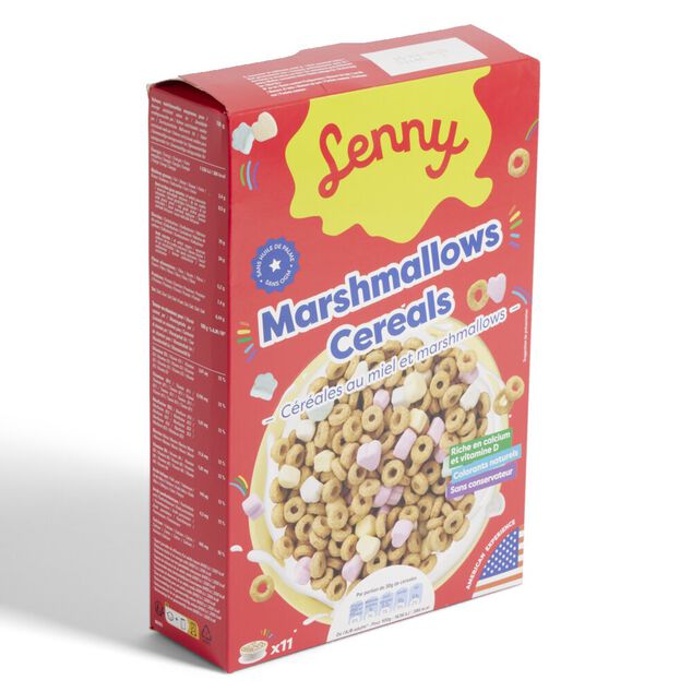 Céréales Lenny au miel avec marshmallows 325gr